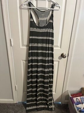 Summer Sleeves Dress - Striped Summer Dress - Long Casual Summer Dress